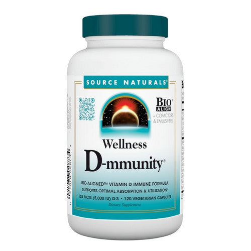Wellness D-mmunity 120 Veg Caps by Source Naturals