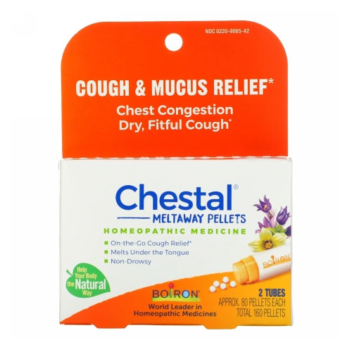 Chestal Meltaway Pellets 160 Pellets / 2 Tubes by Boiron