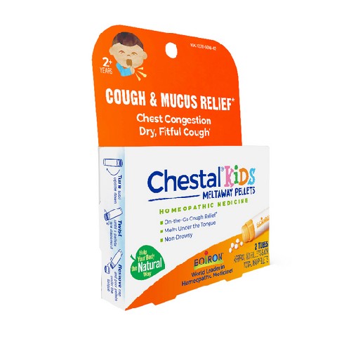 Chestal Kids Pellets Cough And Mucus Relief 160 Pellets by Boiron