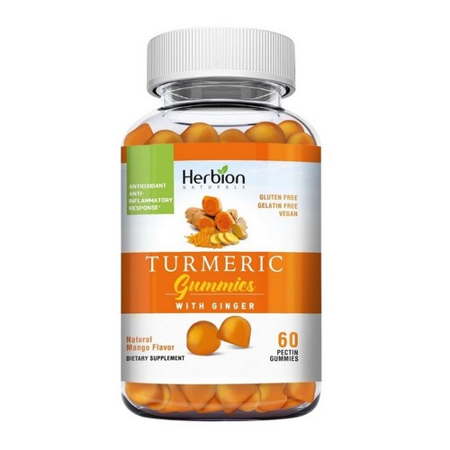 Turmeric Gummies 60 Count by Herbion Naturals