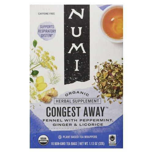 Congest Away Tea 16 Bags by Numi Tea