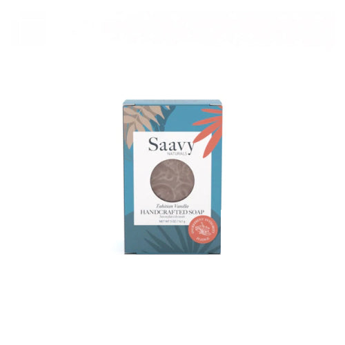 Tahitian Vanilla Handcrafted Soap 1 Count by Saavy Naturals