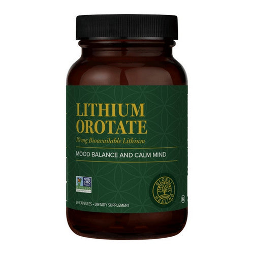 Lithium Orotate 60 Caps by Global Healing Center