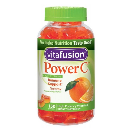 Power C Gummy Natural Orange 150 Gummies by Vitafusion
