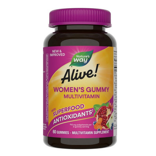Alive! Women'S Multivitamin Fruit 60 Gummies by Nature's Way
