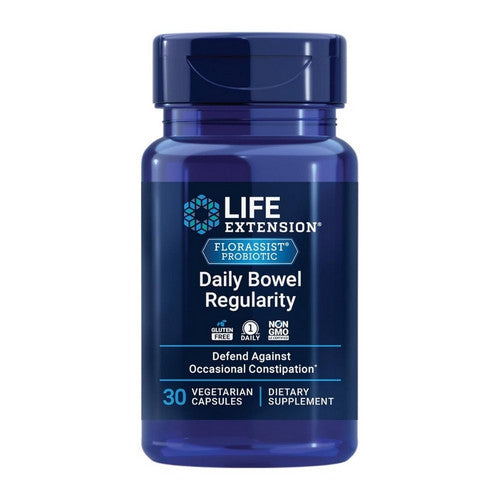 Florassist Daily Bowel Regularity 30 Veg Caps by Life Extension