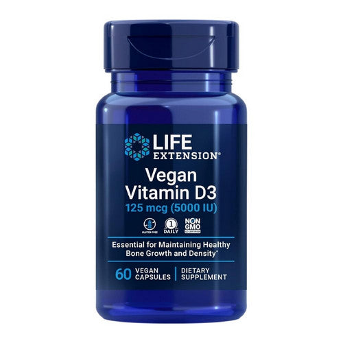 Vegan Vitamin D3 60 Caps by Life Extension