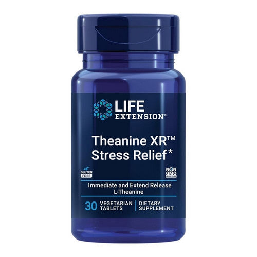 Theanine XR Stress Relief 30 Tabs by Life Extension