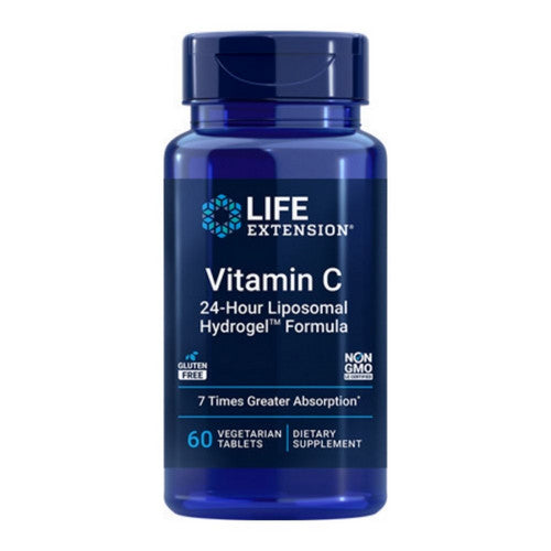 Vitamin C 24-Hour Liposomal Hydrogel Formula 60 Tabs by Life Extension