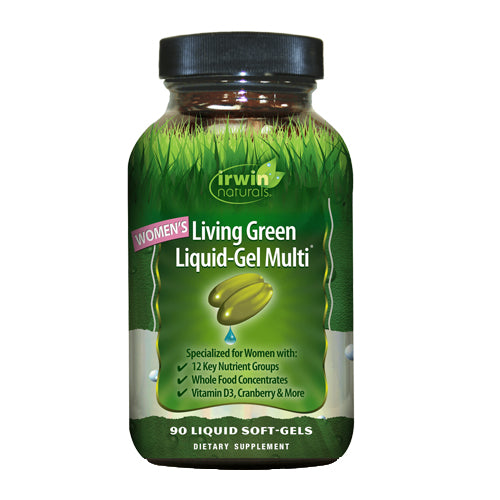 Women'S Living Green Liquid-Gel Multi 90 Softgels by Irwin Naturals