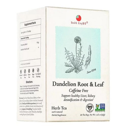 Dandelion Root And Leaf Herb Tea 20 Bags by Health King
