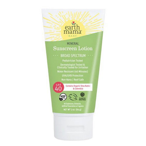 Kids Sensitive Sunscreen SPF 40 3 Oz by Earth Mama Angel Baby