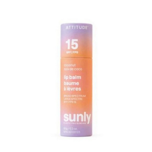 Lip Balm SPF 15 Coconut 0.3 Oz by Attitude