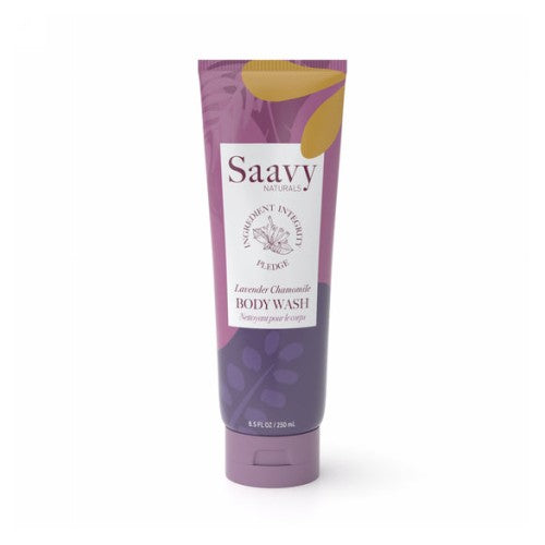 Lavender Chamomile Body Wash 8.5 Oz by Saavy Naturals