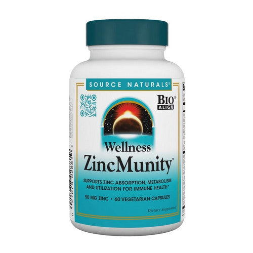Wellness ZincMunity 60 Veg Caps by Source Naturals