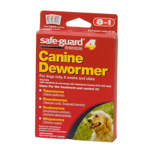 Safe-Guard Canine Dewormer 4 Grams / 3 Pack by Merck Animal Health