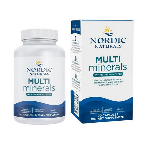 Multi Minerals without Iron & Copper, 90ct 90 Count by Nordic Naturals