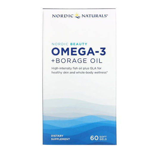 Nordic Beauty Omega-3 + Borage Oil 60 Count by Nordic Naturals