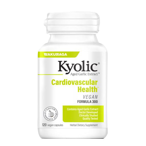 Aged Garlic Extract Cardiovascular Health Formula 300 120 Caps by Kyolic