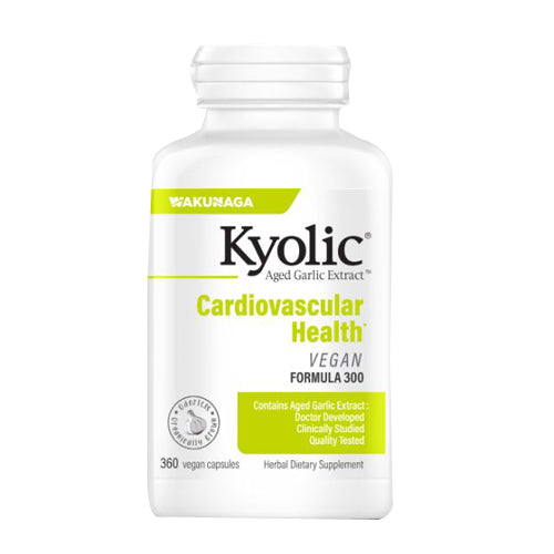 Aged Garlic Extract Cardiovascular Health Formula 300 360 Caps by Kyolic