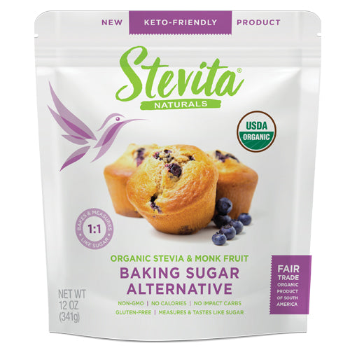 Bake It Better Org Monk Fruit Pouch 12 Oz by Stevita