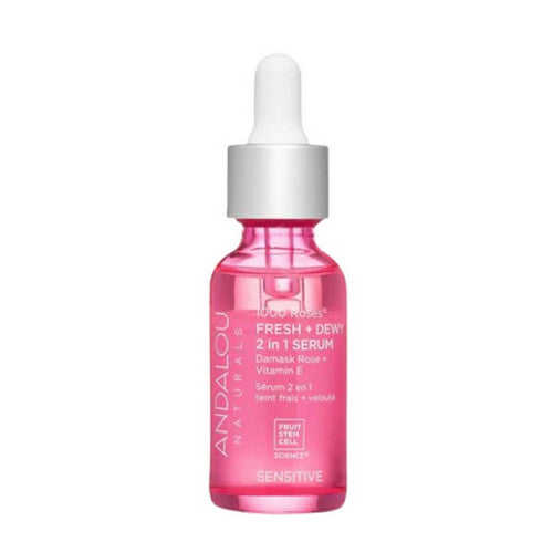 1000 Roses 2-In-1 Serum 1 Oz by Andalou Naturals