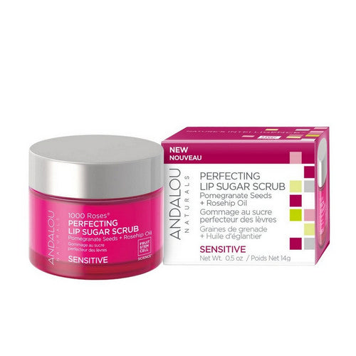 1000 Roses Lip Sugar Scrub .5 Oz by Andalou Naturals