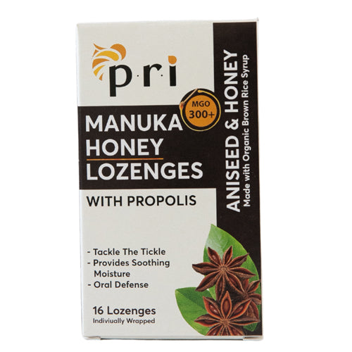 Manuka Propolis Lozenges Aniseed 16 Count by Pacific Resources International