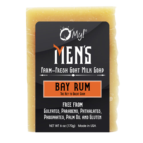 Men'S Goat Milk Soap Bay Rum 6 Oz by O MY!