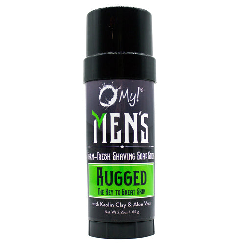 Ruggest Shave Soap Stick 2.5 Oz by O MY!