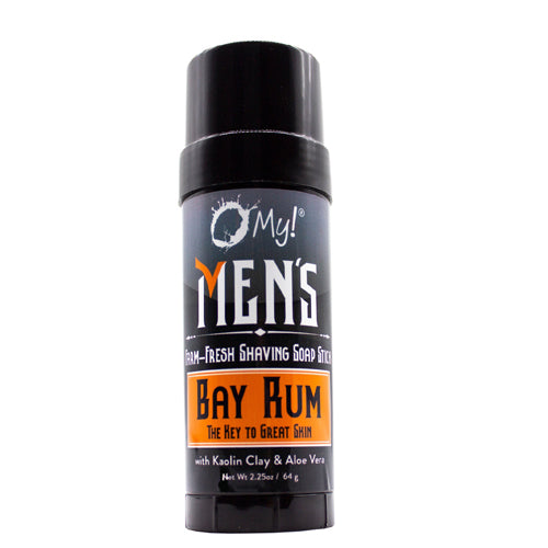 Bay Rum Shave Soap Stick 2.5 Oz by O MY!