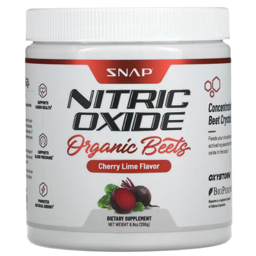 Nitric Oxide Cherry-Lime 8.8 Oz by Snap Supplements