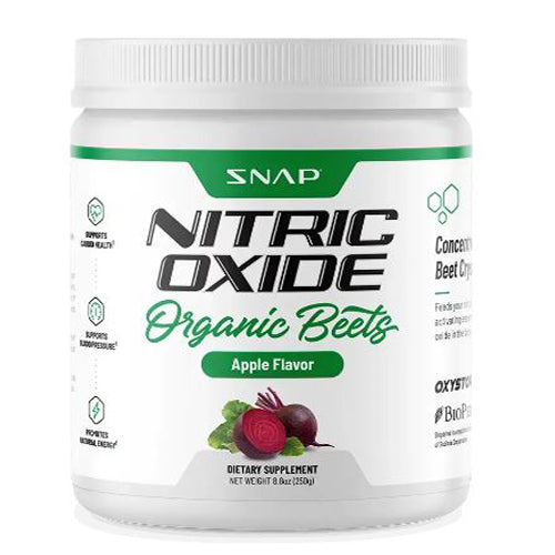 Nitric Oxide Beets Powder Apple 8.8 Oz by Snap Supplements