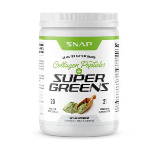 Super Greens Collagen and Greens 11.3 Oz by Snap Supplements