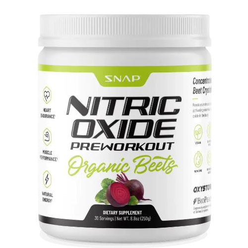 Preworkout Organic Beets Powder 8.8 Oz by Snap Supplements