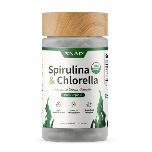 Spirulina And Chlorella 120 Caps by Snap Supplements