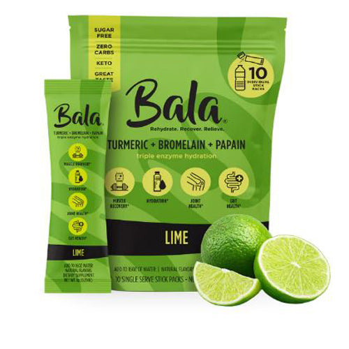 Bala Enzyme Drink Stick Pack Lime 8 Counts by Bala Enzyme