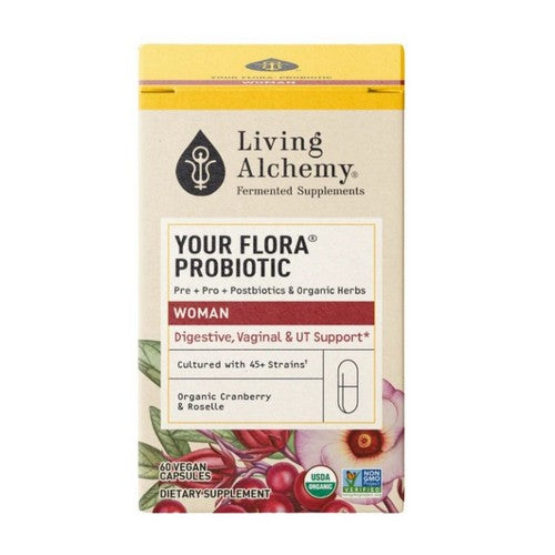 Your Flora Probiotics Woman 60 Caps by Living Alchemy