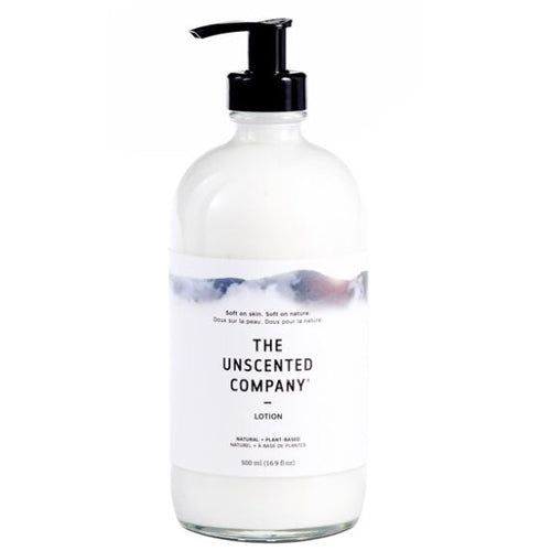 Hand & Body Lotion Glass Bottle 15.7 Oz by The Unscented Company