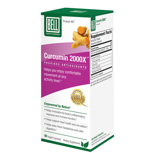 Curcumin 2000X 90 Caps by Bell Lifestyle