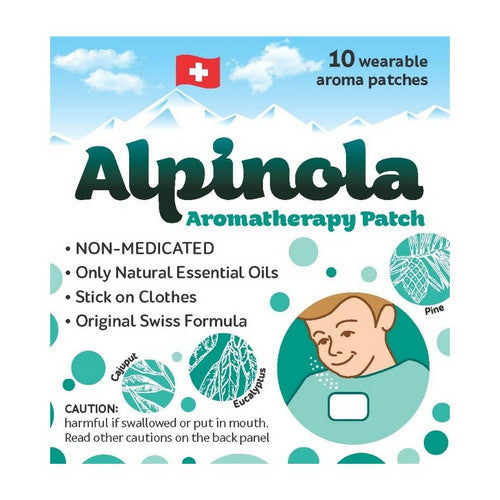 Aromatherapy Patches Essential Oils 10 Count by Alpinola