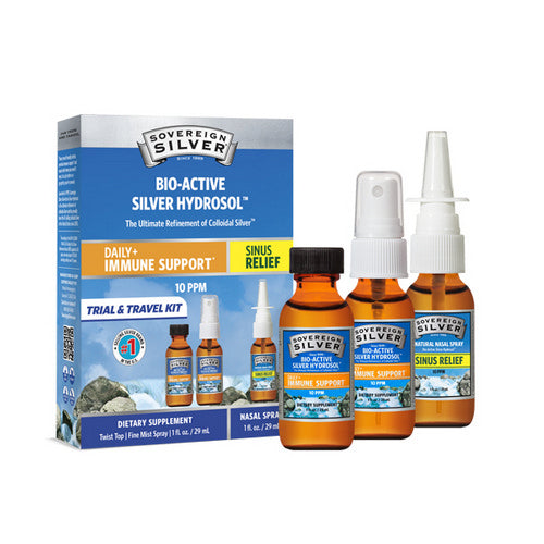 Silver Immune Travel Nasal Spray 1 Oz by Sovereign Silver