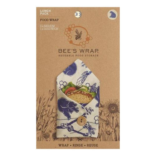 Bee'S & Bears Lunch Pack 3 Counts by Bees Wrap