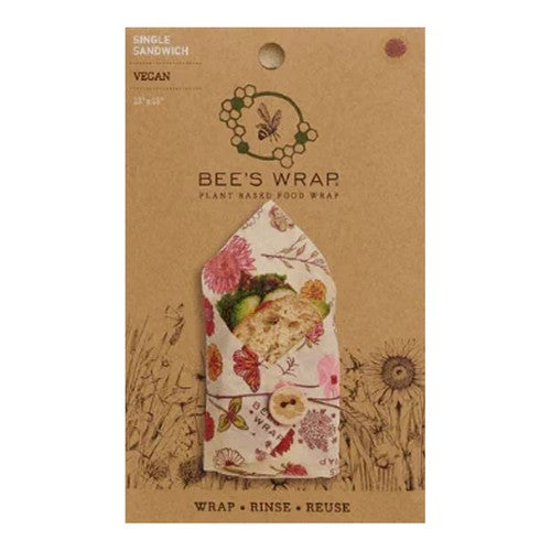 Meadow Magic Vegan Sandwich Wrap 1 Count by Bees Wrap