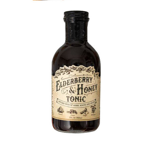 Elderberry And Honey Tonic 16 Oz by Roots And Leaves