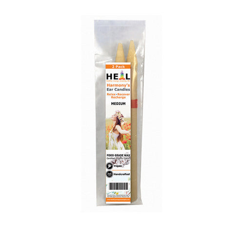 Medium Unscented Ear Candles 2 Count by Harmony