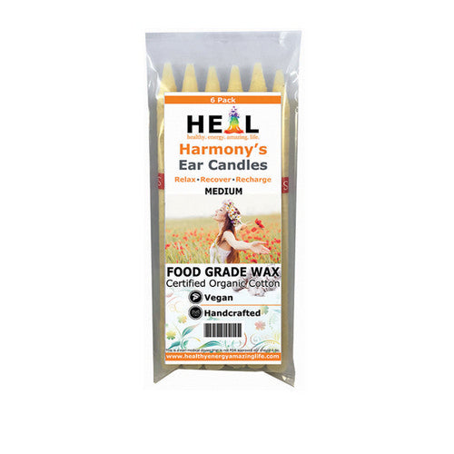 Medium Unscented Ear Candles 6 Count by Harmony