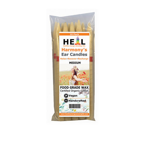 Medium Unscented Ear Candles 10 Count by Harmony