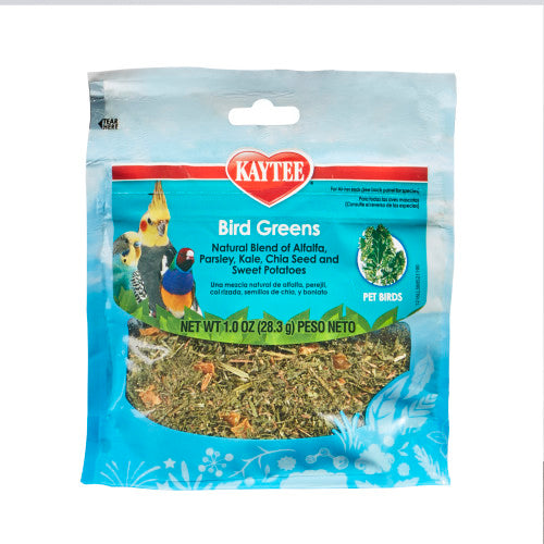 Kaytee Bird Greens Treat for All Pet Birds 1 Each/1 Oz by Kaytee