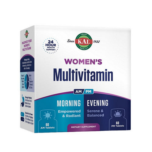 Women'S Multivitamin Morning And Evening 2 Pack, 60 Tablets by Kal
